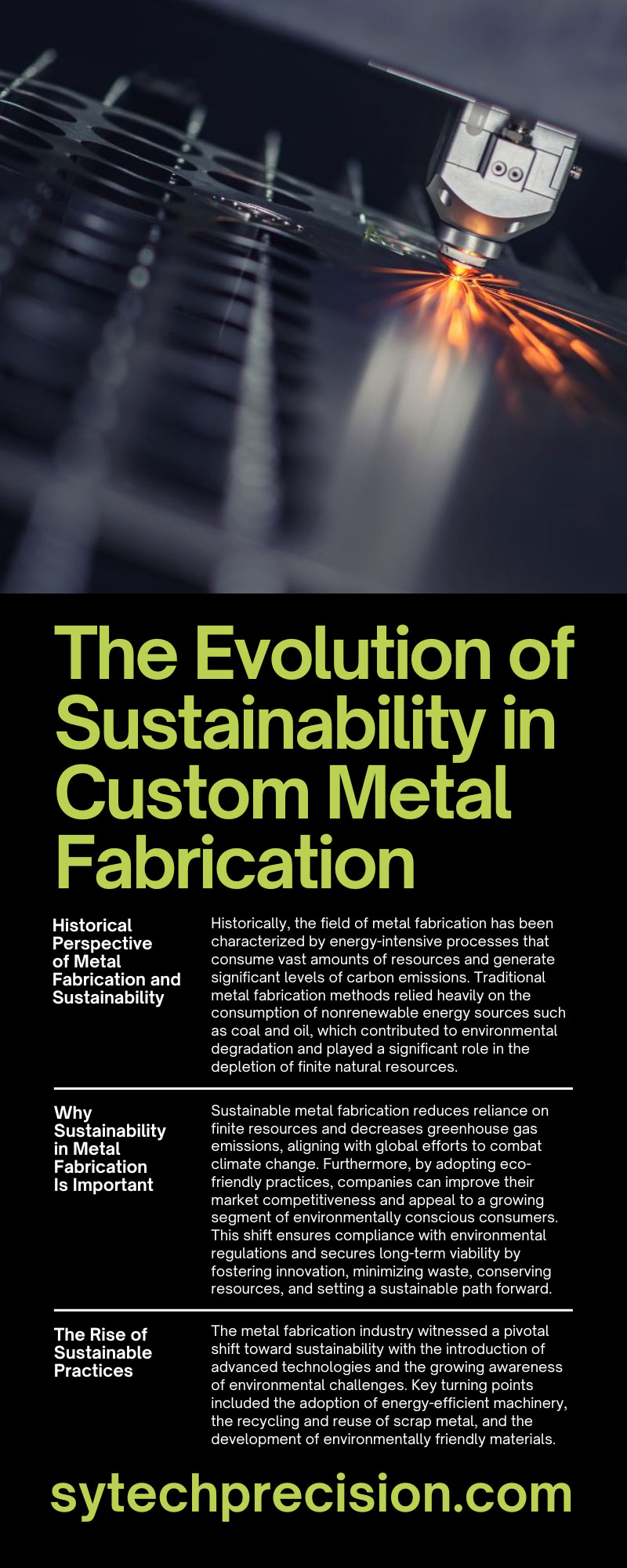 The Evolution of Sustainability in Custom Metal Fabrication