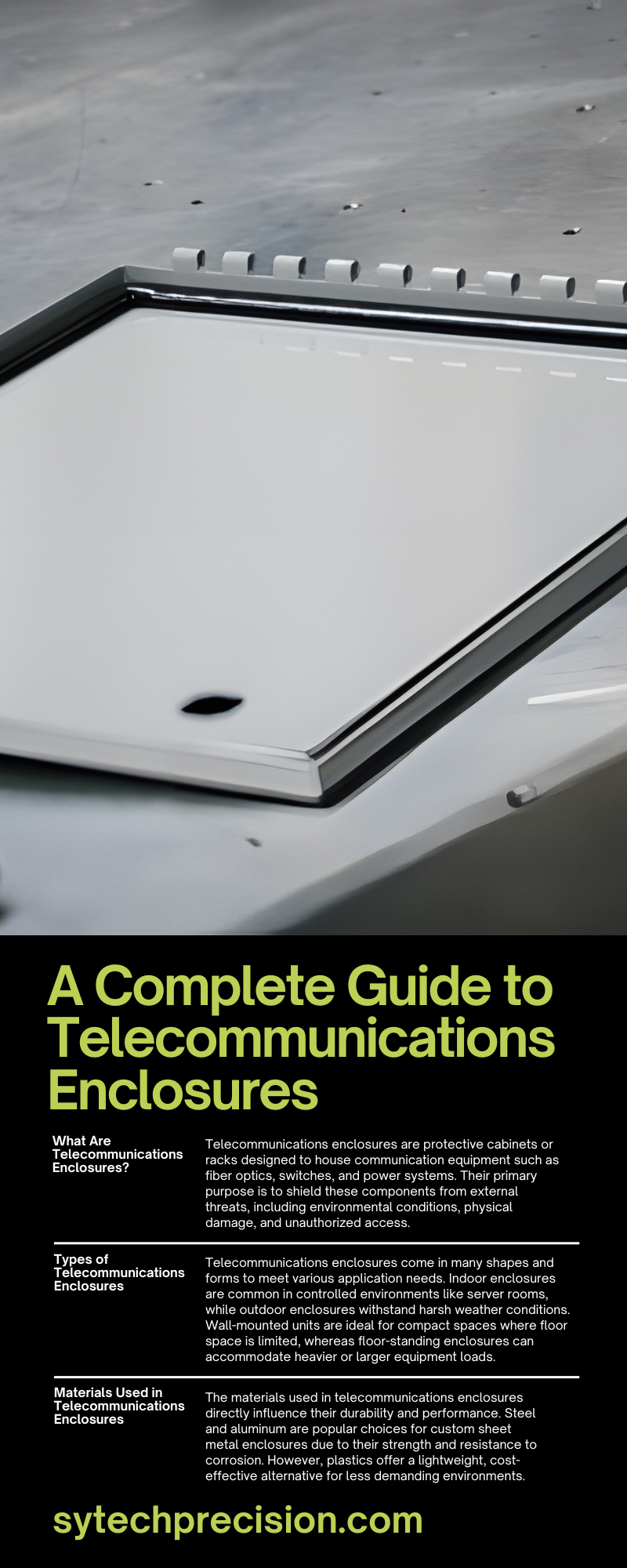 A Complete Guide to Telecommunications Enclosures